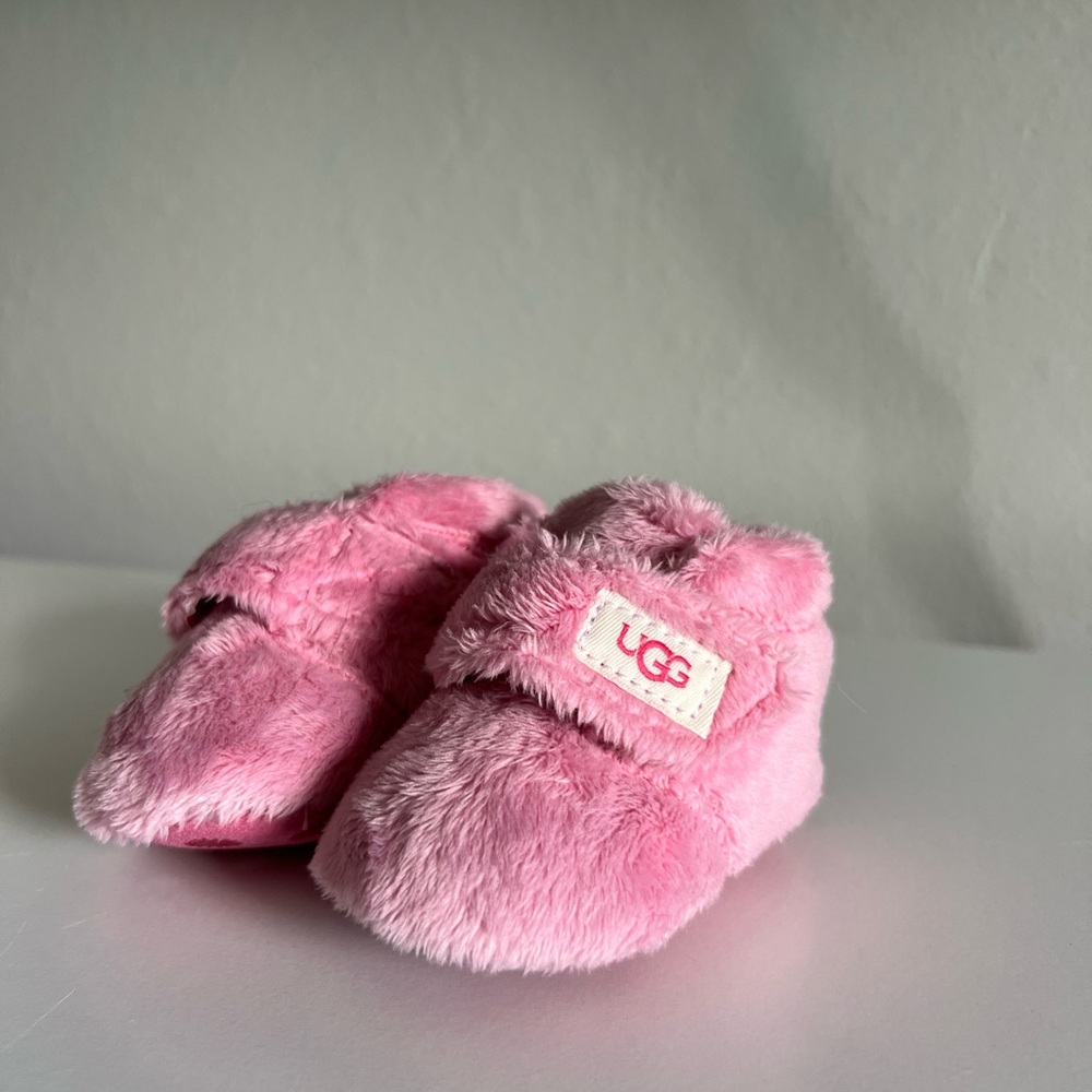 UGG Pink Bixbee Infant Booties